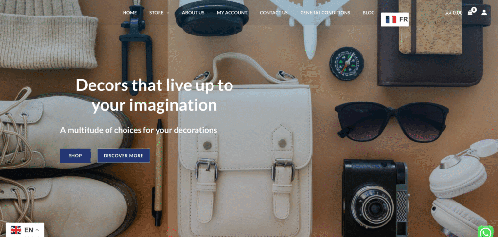 service creation de site web aperçu design nord