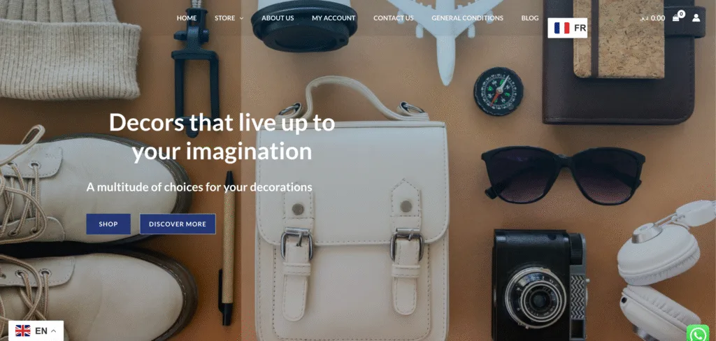 Capture de la boutique en ligne Design-Nord