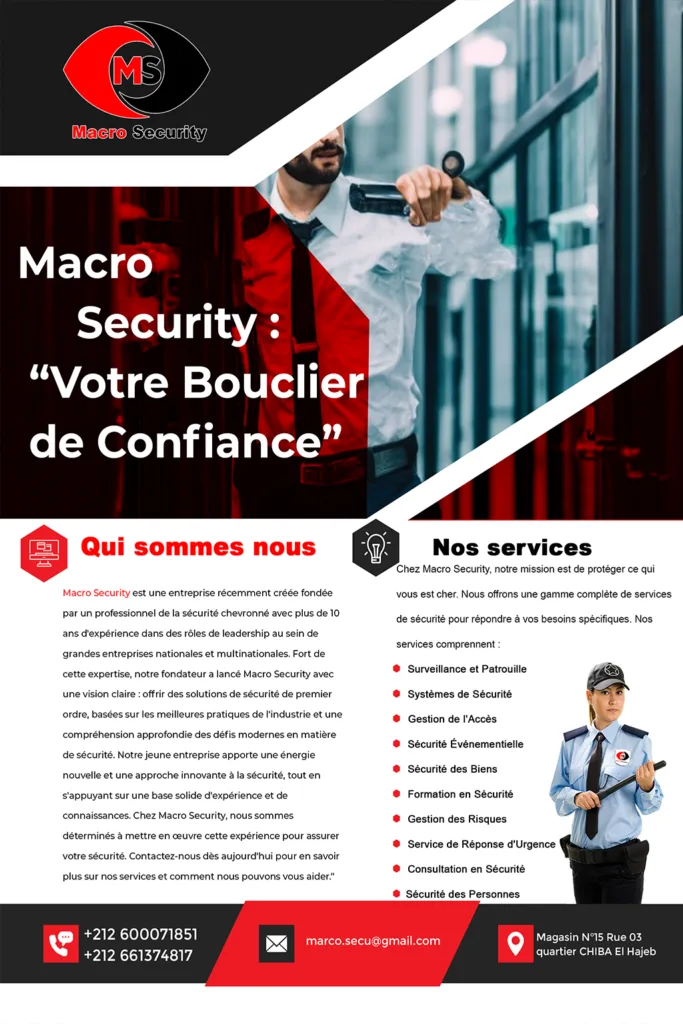 Affiche Macro Sécurité